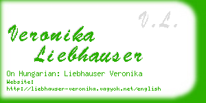 veronika liebhauser business card